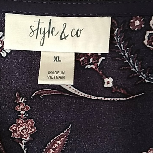 Tunic  Macy's Style and Co. NWOT. - Picture 2 of 4